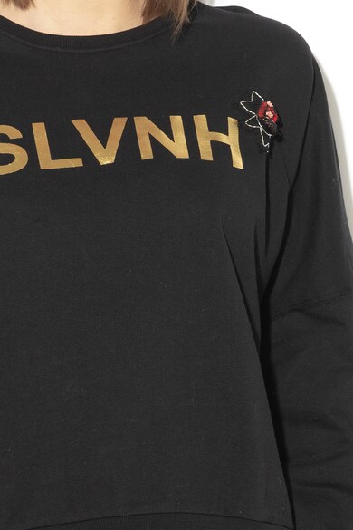 Silvian Heach Collection Bluza sport cu imprimeu logo Yazoo Femei