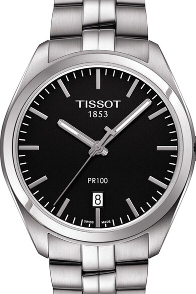 Tissot Овален часовник с метална верижка Мъже