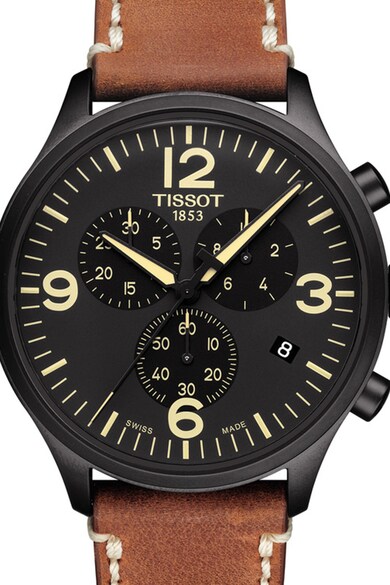 Tissot Bőrszíjas chrono karóra férfi