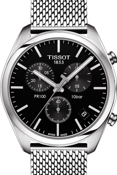 Tissot Часовник с хронометър и мрежеста верижка Мъже