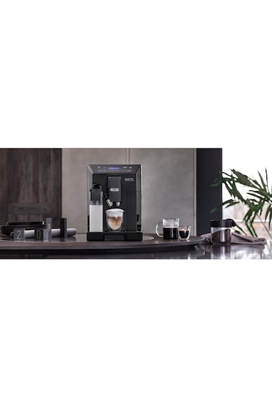 DeLonghi Espressor automat De'Longhi Eletta Cappuccino , 1450 W, Carafa pentru lapte, Rasnita cu 13 setari, 15 bar, 2 L, Negru Femei