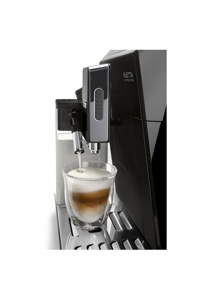DeLonghi Espressor automat De'Longhi Eletta Cappuccino , 1450 W, Carafa pentru lapte, Rasnita cu 13 setari, 15 bar, 2 L, Negru Femei