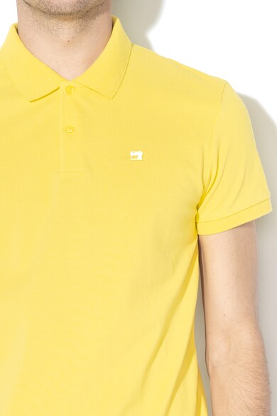 Scotch & Soda Tricou polo din pique cu logo discret cauciucat Barbati