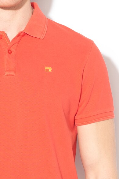 Scotch & Soda Tricou polo cu logo brodat Barbati