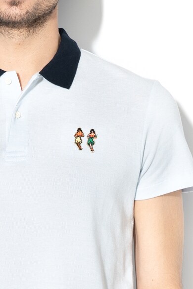 Scotch & Soda Tricou polo cu guler contrastant Barbati