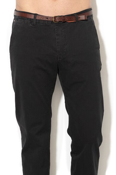 Scotch & Soda Pantaloni chino cu o curea Stuart Barbati