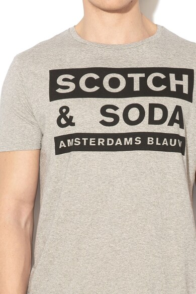 Scotch & Soda Logómintás póló férfi