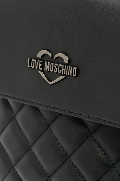 Love Moschino Rucsac de piele ecologica cu aspect matlasat Femei