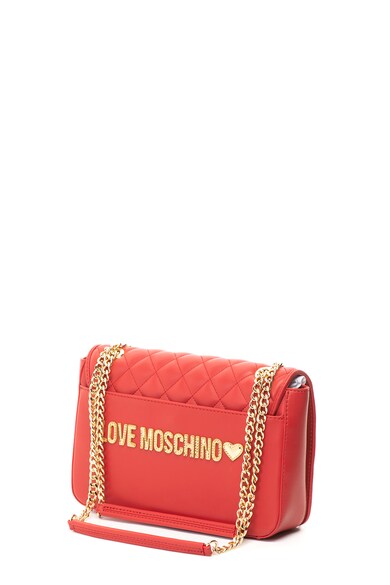 Love Moschino Geanta de piele ecologica cu aspect matlasat si bareta pentru umar Femei