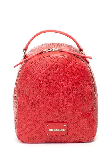 Love Moschino Rucsac de piele ecologica cu imprimeu logo Femei