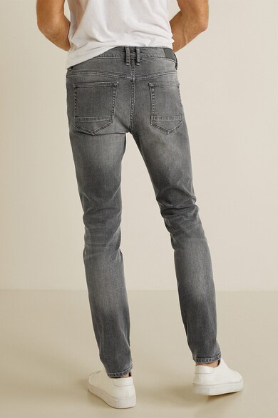 Mango Blugi skinny cu aspect decolorat Jude Barbati