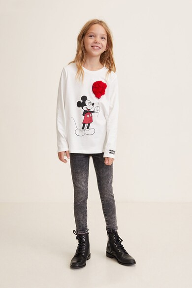 Mango Bluza cu imprimeu Mickey Mouse Fete