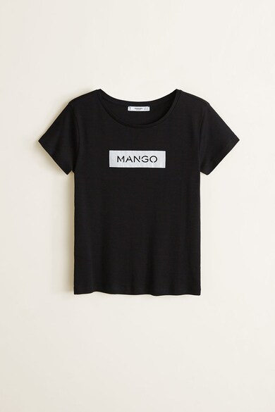 Mango Тениска с лого Жени