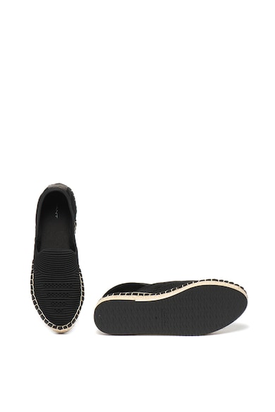 Gant Espadrile slip on tricotate cu detalii de piele intoarsa Carol Femei