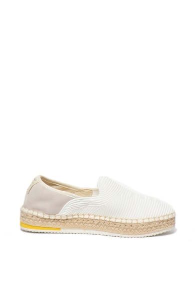 Gant Espadrile slip on tricotate cu detalii de piele intoarsa Carol Femei