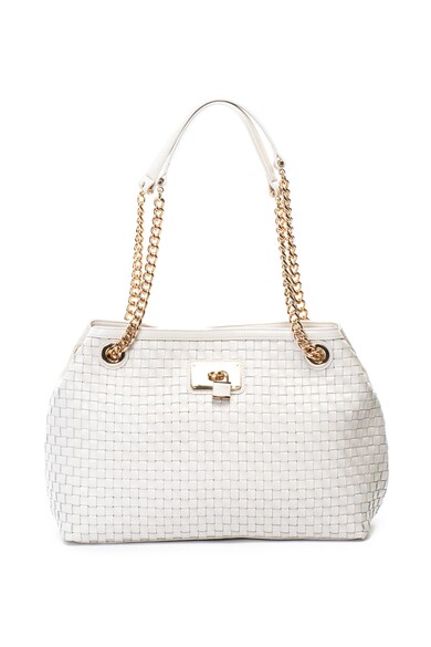 GUESS Geanta shopper de piele cu aspect impletit Femei