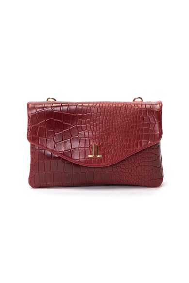 Lancetti Geanta crossbody de piele, cu model crocodil Femei