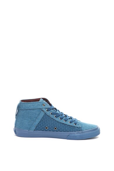 GUESS Tenisi mid high cu aspect din denim Barbati