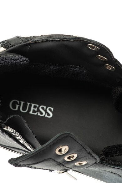 Guess Pantofi sport de piele cu detalii cu fermoare decorative Barbati