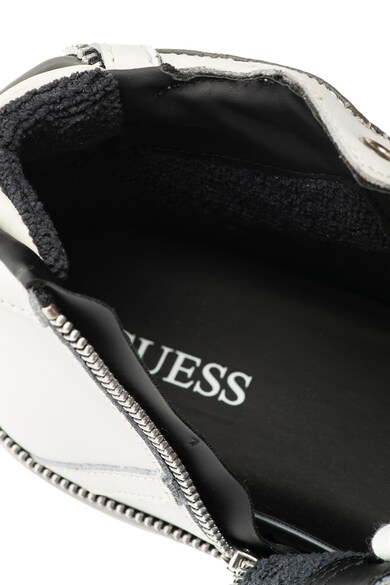 GUESS Középmagas bőr sneakers cipő dekoratív cipzárral férfi