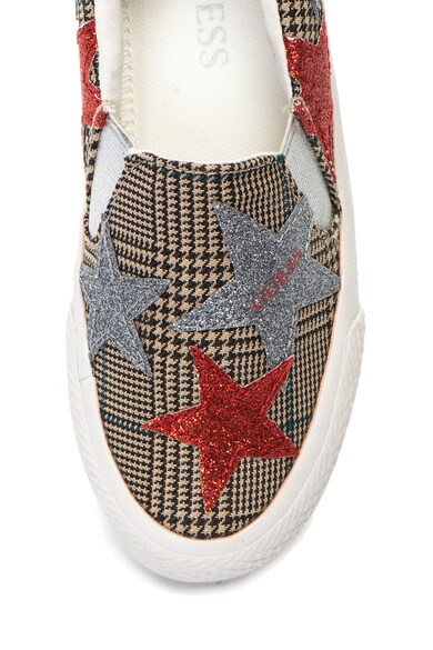 GUESS Bebújós sneakers cipő csillogó csillagmintás részletekkel Lány