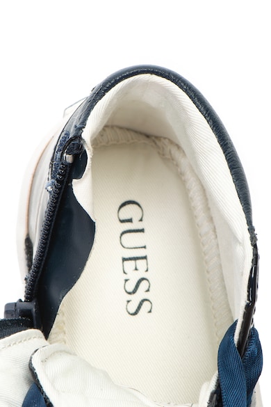 GUESS Középmagas szárú cipő szaténfűzővel&bőrbetétekkel Fiú