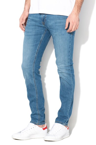 Jack & Jones Blugi skinny cu aspect decolorat Liam Barbati