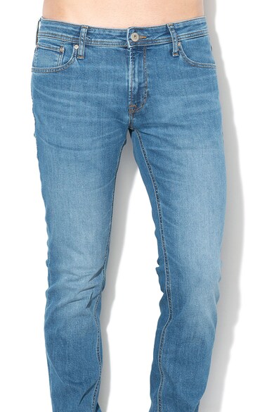 Jack & Jones Blugi skinny cu aspect decolorat Liam Barbati