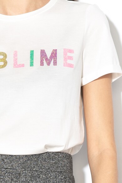Vero Moda Tricou cu imprimeu text Selma Femei