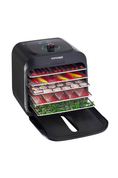 Concept Deshidratator de alimente  , 500 W, 35-75°C, display LED, tava 30 x 24 cm, 5 programe presetate, Negru Femei