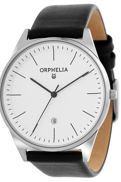 Orphelia Овален часовник с кожена каишка Мъже