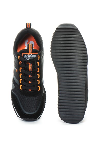 SUPERDRY Pantofi sport cu garnituri de piele intoarsa Fero Runner Barbati