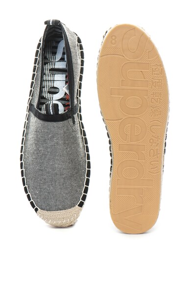 SUPERDRY Espadrile cu insertii cu aspect de iuta Barbati