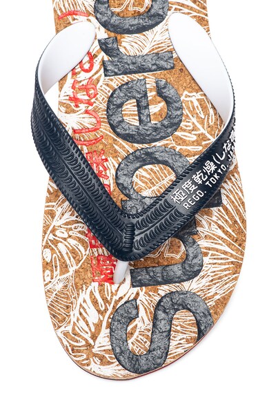 SUPERDRY Papuci flip-flop cu logo Barbati