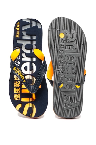 SUPERDRY Flip-flop papucs kontrasztos logóval férfi