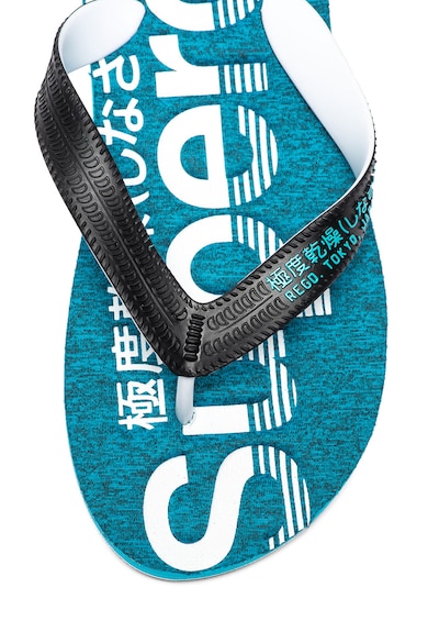 SUPERDRY Papuci flip-flop cu logo stantat Barbati