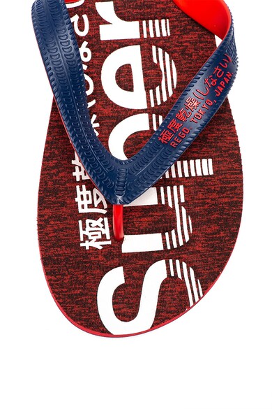 SUPERDRY Papuci flip-flop cu logo stantat Barbati