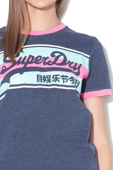 SUPERDRY Vintage Ringer Infill logós póló női