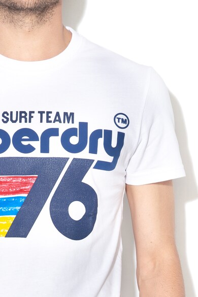SUPERDRY Tricou cu imprimeu logo 76 Surf Barbati