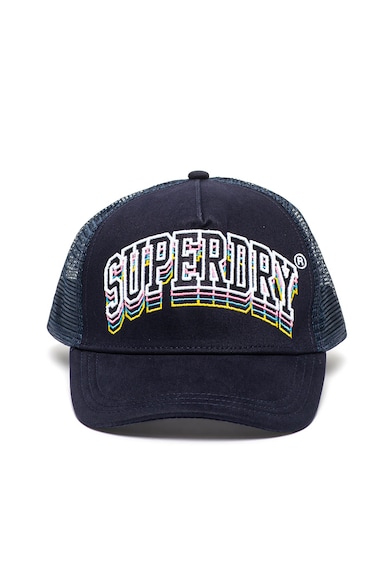 SUPERDRY Sapca trucker cu logo contrastant Varsity Barbati