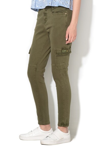 SUPERDRY Pantaloni cargo din denim, cu croiala skinny Daisey Femei