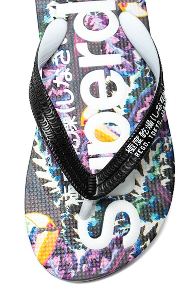 SUPERDRY Papuci flip-flop cu logo stantat Femei