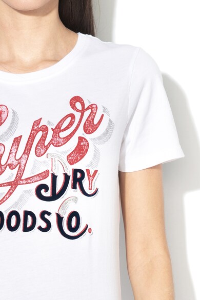 SUPERDRY Tricou lejer cu imprimeu text Goods Femei