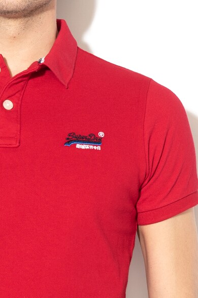 SUPERDRY Tricou polo de pique, cu broderie logo 1 Barbati