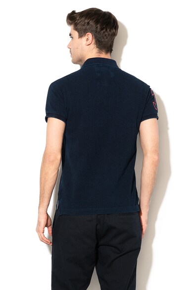 SUPERDRY Tricou polo de pique, cu broderie logo 1 Barbati