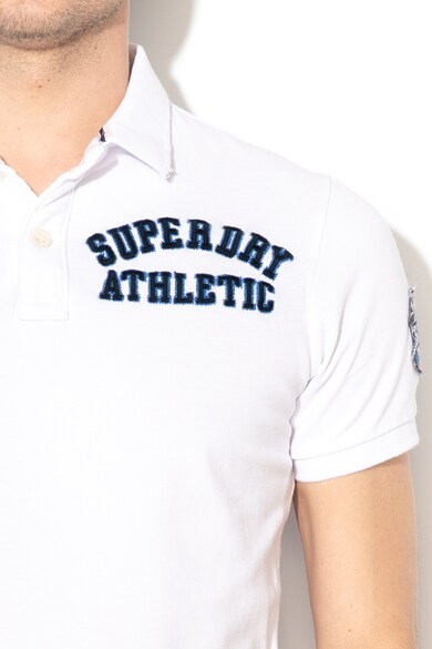SUPERDRY Tricou polo cu logo in relief Classic Superstate Barbati