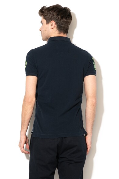 SUPERDRY Tricou polo cu logo in relief Classic Superstate Barbati