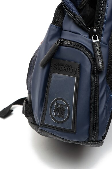 SUPERDRY Rucsac cu model fagure si aplicatii cauciucate Barbati