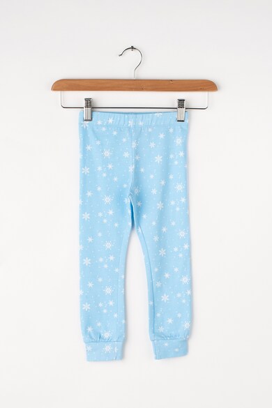 Z Kids Pijama cu maneca lunga si imprimeu stralucitor Fete