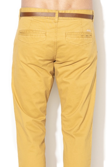 EDC by Esprit Pantaloni chino slim fit cu o curea Barbati